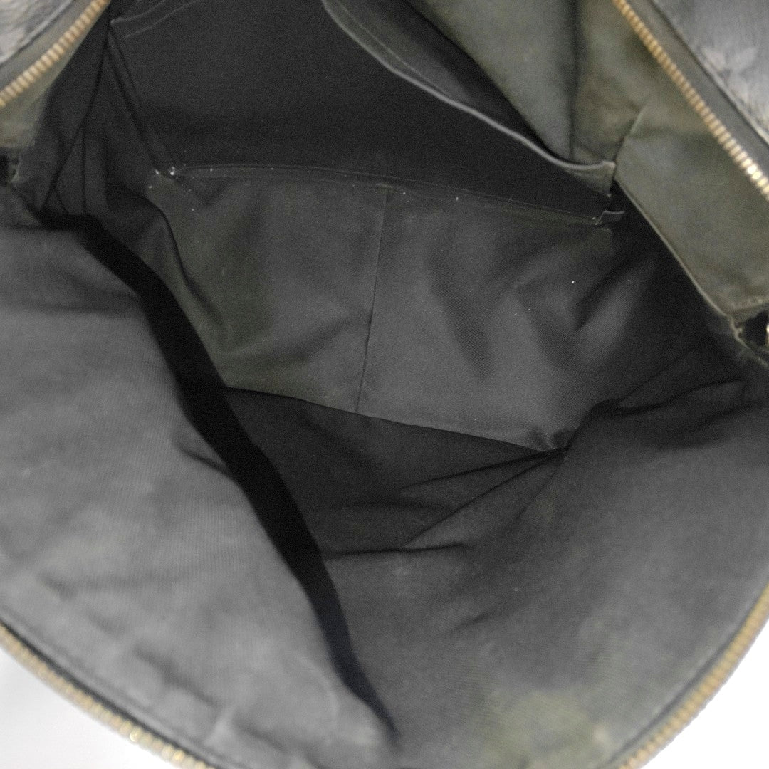 LOUIS VUITTON DISCOVERY Dark Gray Coated Canvas Monogram Printed Backpack Tote Bag with Silver Hardware-(SKU)-969984288