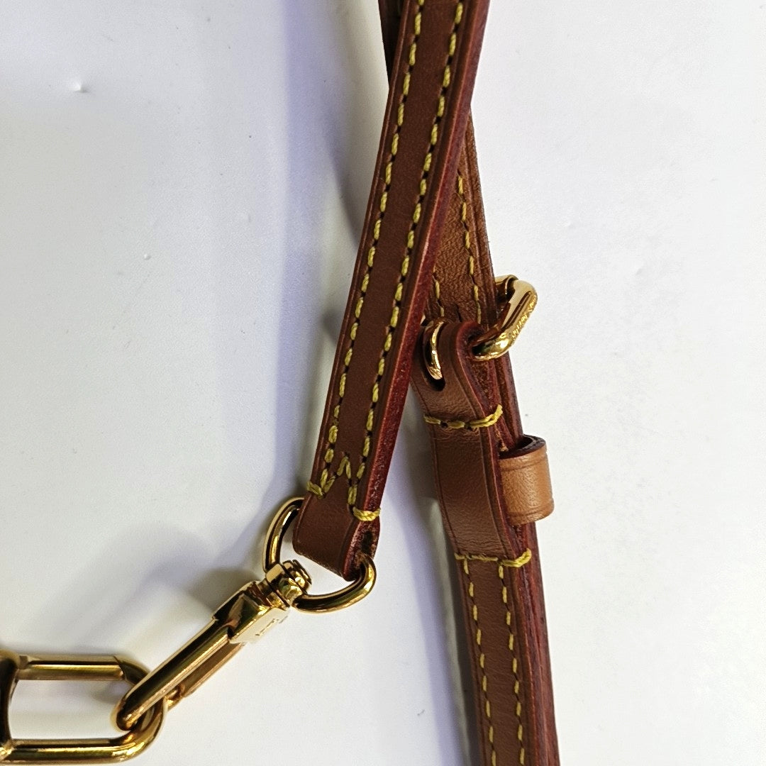 LOUIS VUITTON BOITE CHAPEAU Small Brown Coated Canvas Monogram Pattern Round Pie Bag Single Shoulder Bag Tote Bag Crossbody Bag Golden Hardware Removable Strap-(SKU)-967608224