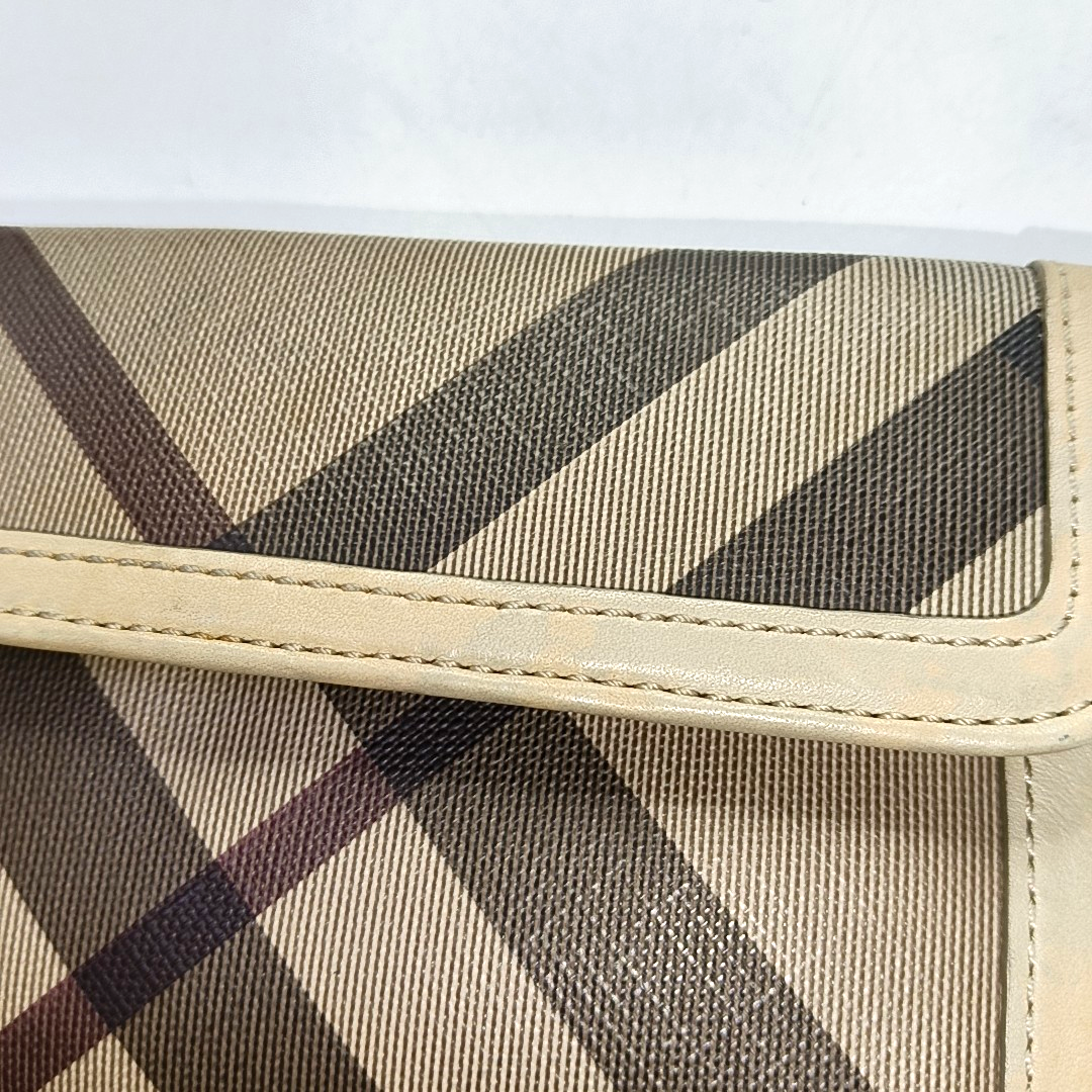 BURBERRY Multicolor Canvas Wallet Silver Hardware-(SKU)-954320481