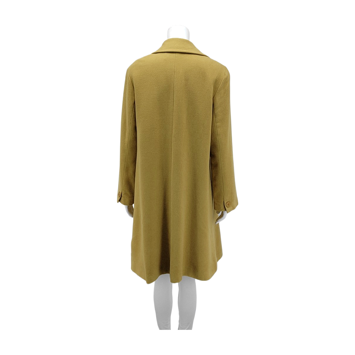 Chloé Lcode Autumn and Spring Yellow Wool Ladies Long Coat-(SKU)-14437188