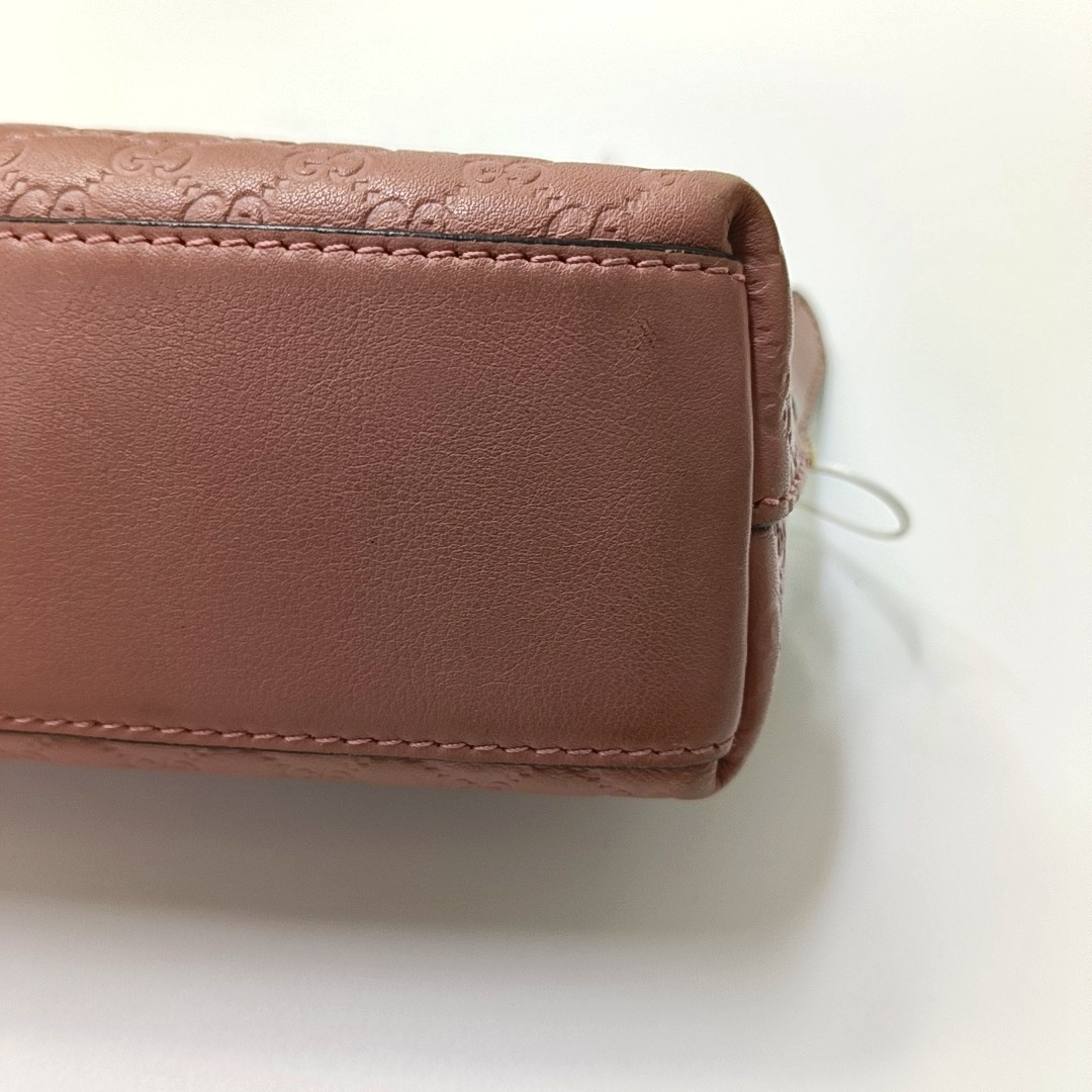 GUCCI Microguccissima Nude Pink Cowhide Monogram Embossed Wallet Golden hardware-(SKU)-956456828