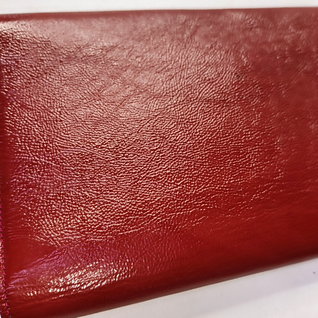 YSL BELLE JOUR Fuchsia Cowhide Pleated Handbag-(SKU)-959897973