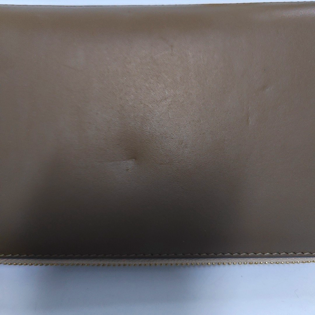 Chloé Champagne Cowhide Wallet Golden hardware-(SKU)-949892286