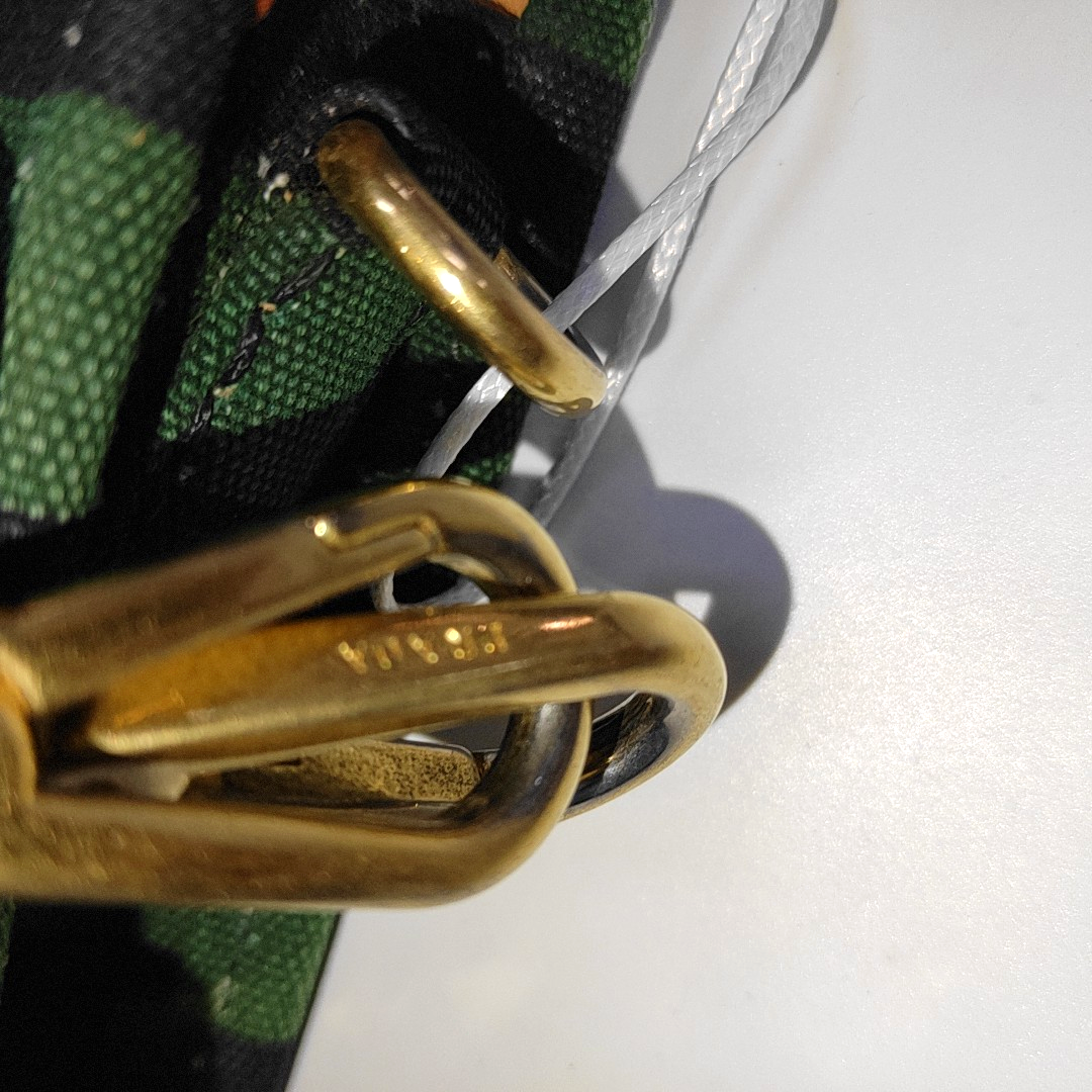 PRADA Green Canvas Stud Quilted Single Shoulder Bag Crossbody Golden hardware Removable shoulder strap-(SKU)-14183352