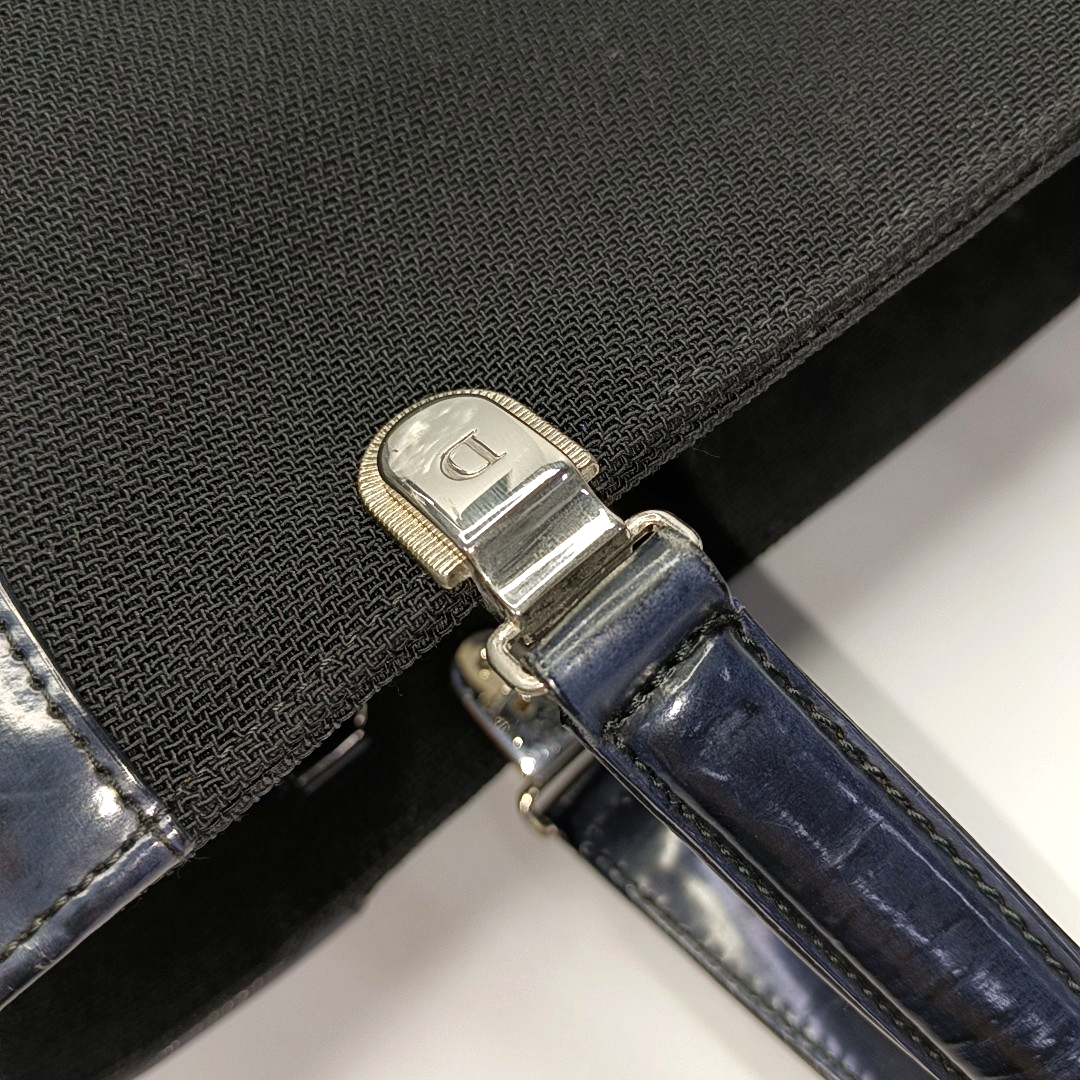 DIOR Tote bag Black Fabric Single Shoulder Bag Silver Hardware Pouch detachable shoulder strap-(SKU)-929190229