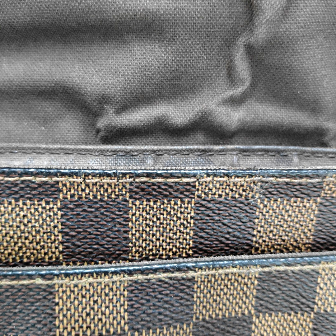 LOUIS VUITTON DISTRICT Small size Brown Coated Canvas Checkerboard Messenger Bag Crossbody Shoulder Bag Brown Hardware-(SKU)-954158452