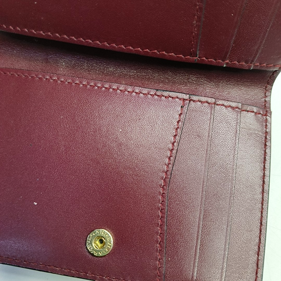 BVLGARI SERPENTI FOREVER Rose Red Leather Snake Head Wallet Gold Black White Green Hardware-(SKU)-949211003