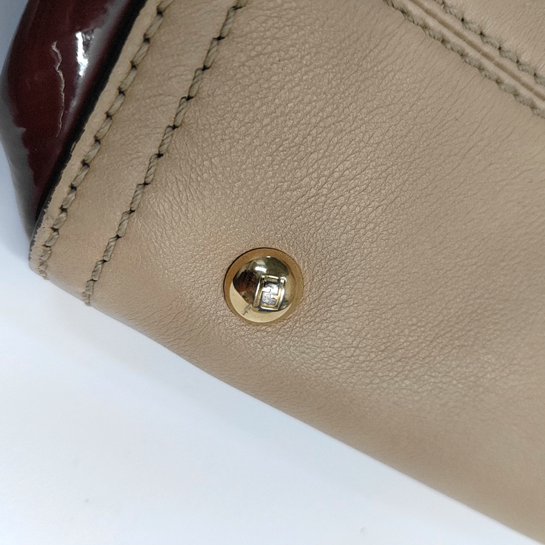 FENDI Chameleon Khaki Cowhide Single Shoulder Handbag Crossbody Bag Golden hardware Removable shoulder strap-(SKU)-960576924