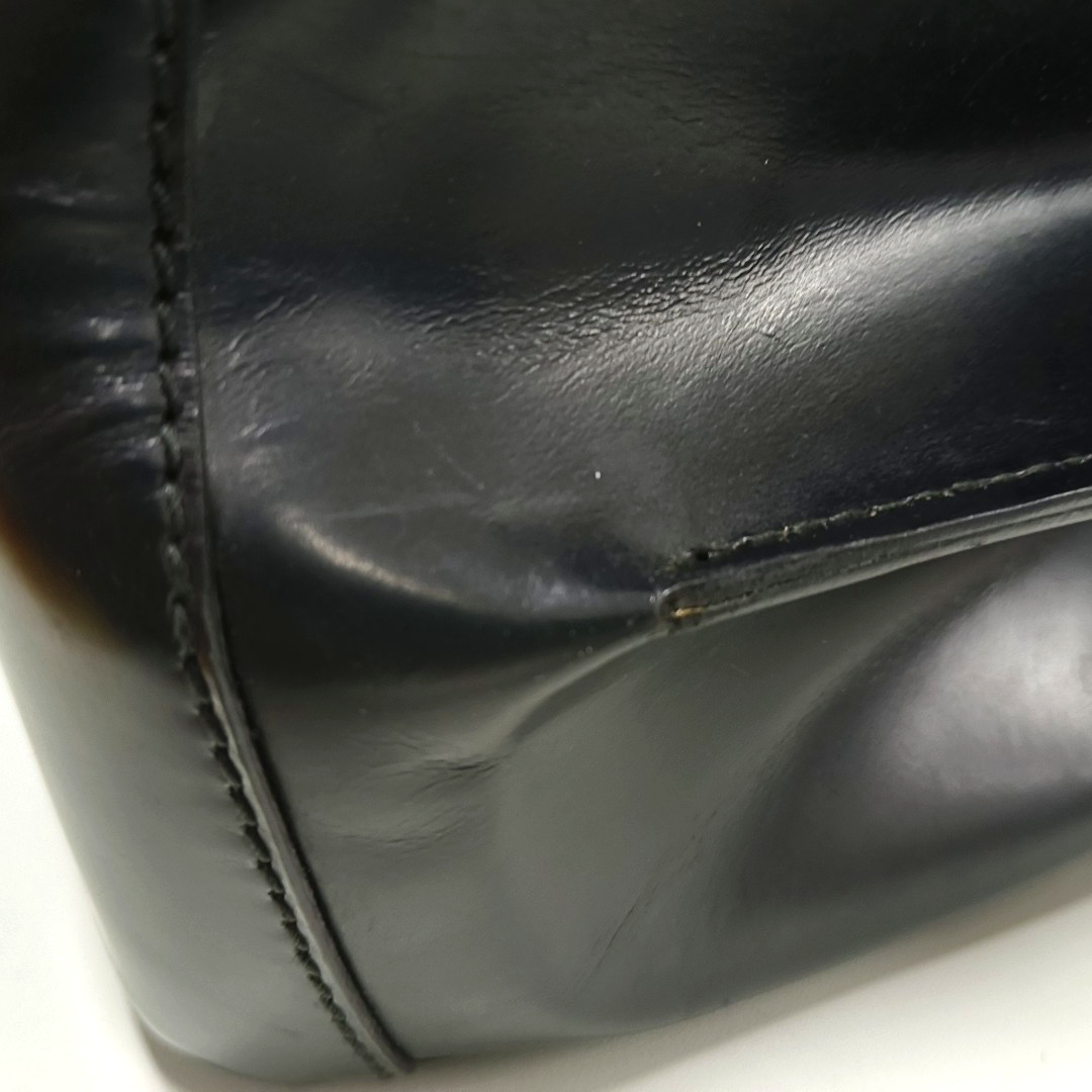 GUCCI Black cowhide tote bag Silver Hardware-(SKU)-13379697