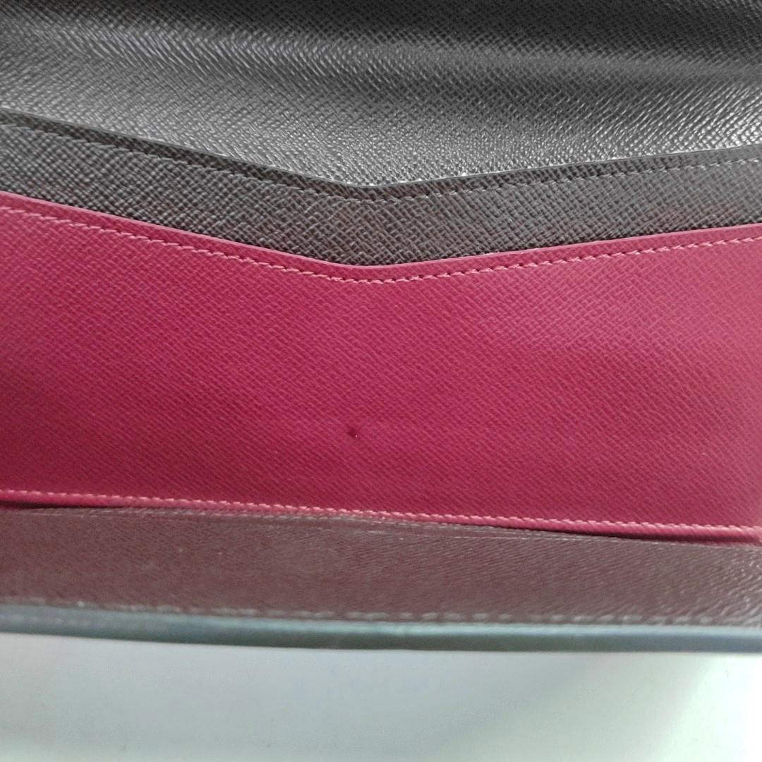 LOUIS VUITTON JOSÉPHINE 紫红色EPI牛皮水波纹钱包 Silver Hardware-(SKU)-935687162