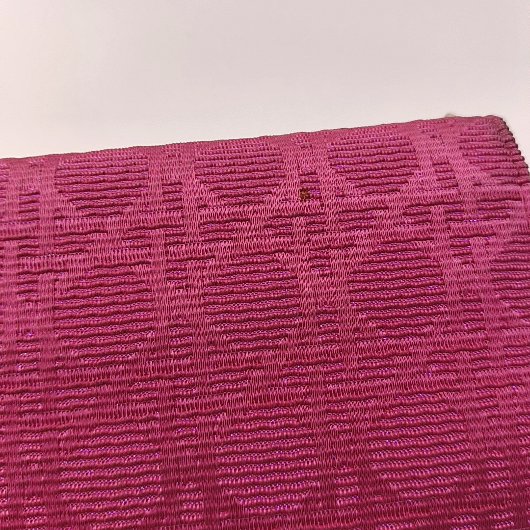 DIOR Fuchsia Fabric Wallet Golden hardware-(SKU)-959328044