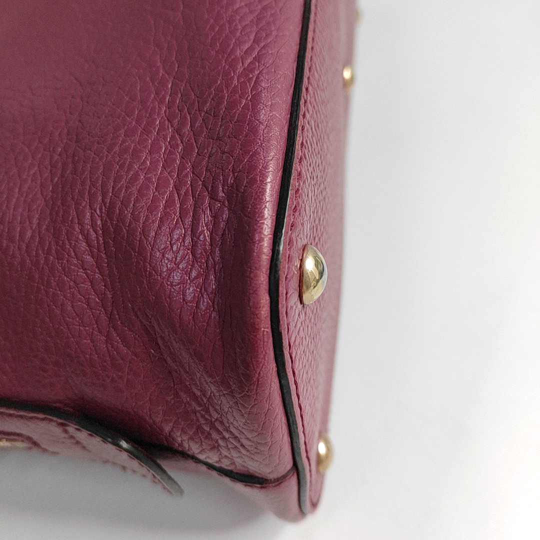 GUCCI Purple leather single shoulder bag crossbody handbag Golden hardware Removable shoulder strap-(SKU)-945084262