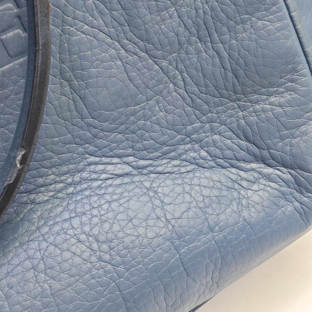 LOEWE Tote bag Blue Leather Tote Bag Golden hardware-(SKU)-945163110