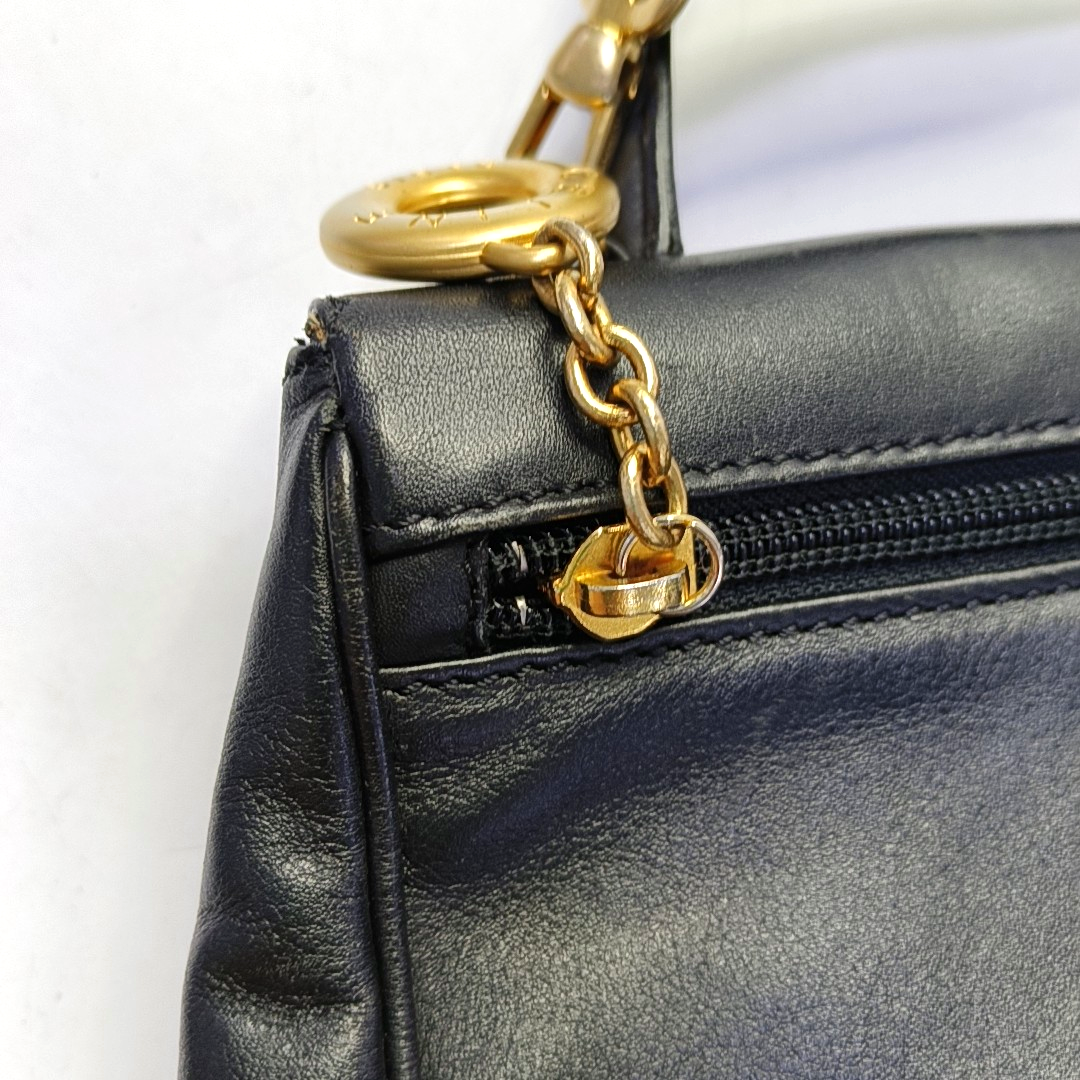 CELINE Tote bag Black Cowhide Single Shoulder Bag Tote Bag Golden hardware Removable shoulder strap-(SKU)-944455905