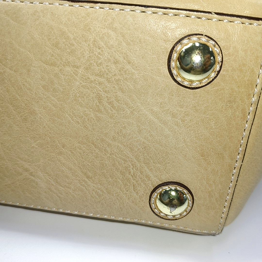 COACH Tote bag Khaki Leather Single Shoulder Bag and Handbag Golden hardware-(SKU)-933061501