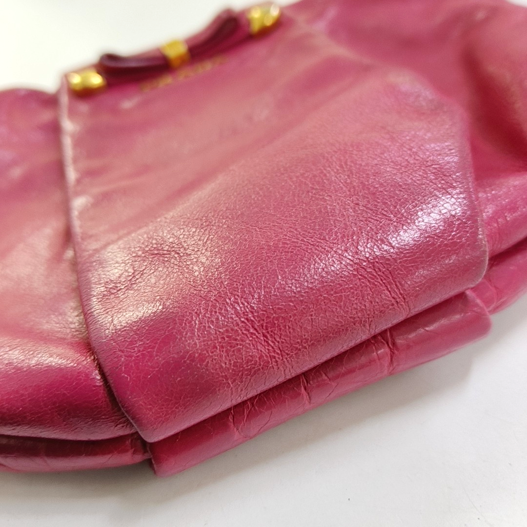 PRADA Pink leather handbag Golden hardware-(SKU)-949038827