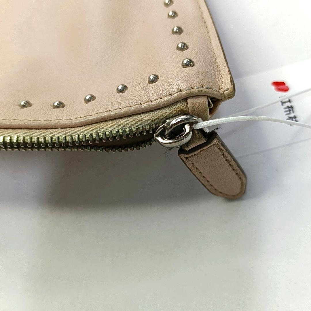 GIVENCHY Pink Cowhide Stud Handbag Silver Hardware-(SKU)-950713863