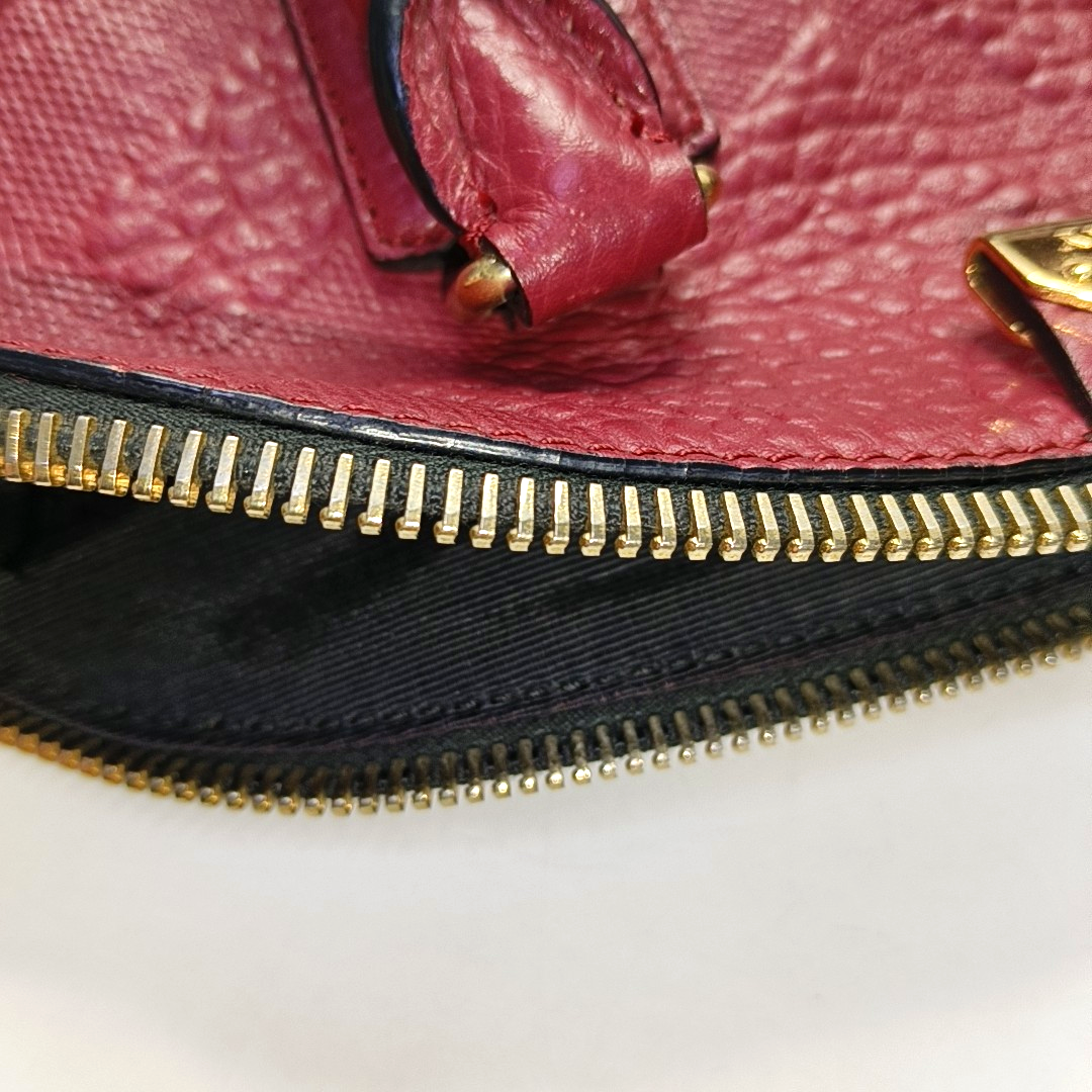 BURBERRY Clifton Medium size Red Cowhide Single Shoulder Bag Handbag Crossbody Bag Golden hardware Removable shoulder strap-(SKU)-954487883