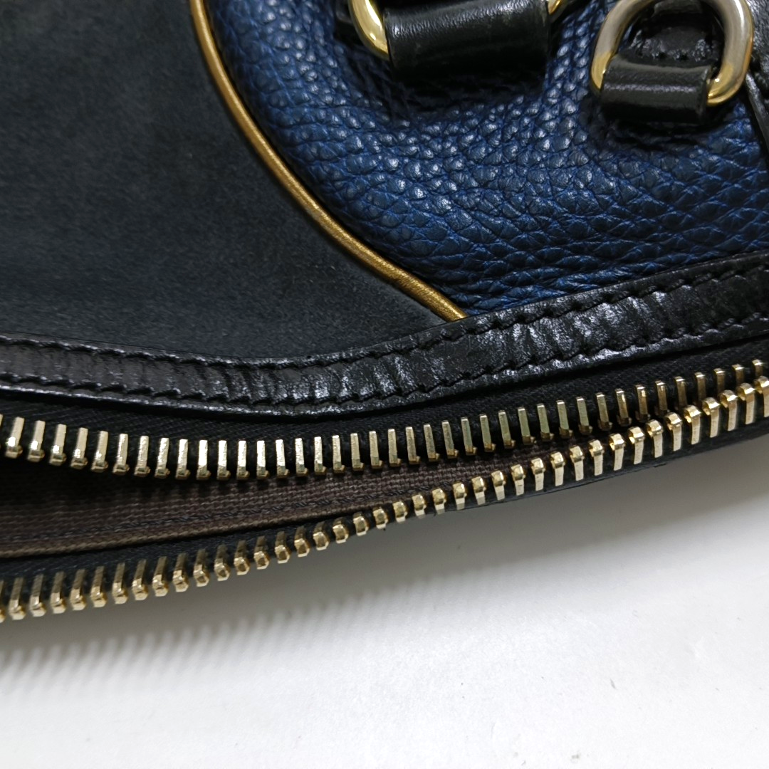 BURBERRY Tote bag Black leather handbag Golden Silver Hardware-(SKU)-955892032