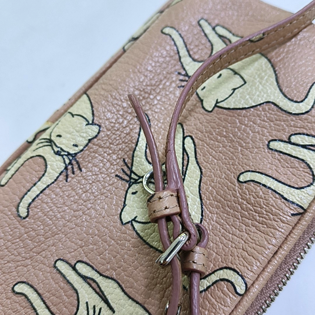 Miu Miu Brown cowhide printed crossbody bag Silver Hardware Removable shoulder strap-(SKU)-960070043