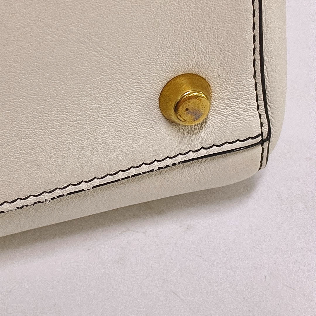DIOR Lady Dior Medium White Leather Printed Cannage Bag Crossbody Shoulder Bag Handbag Gold Hardware Removable Strap-(SKU)-955334557