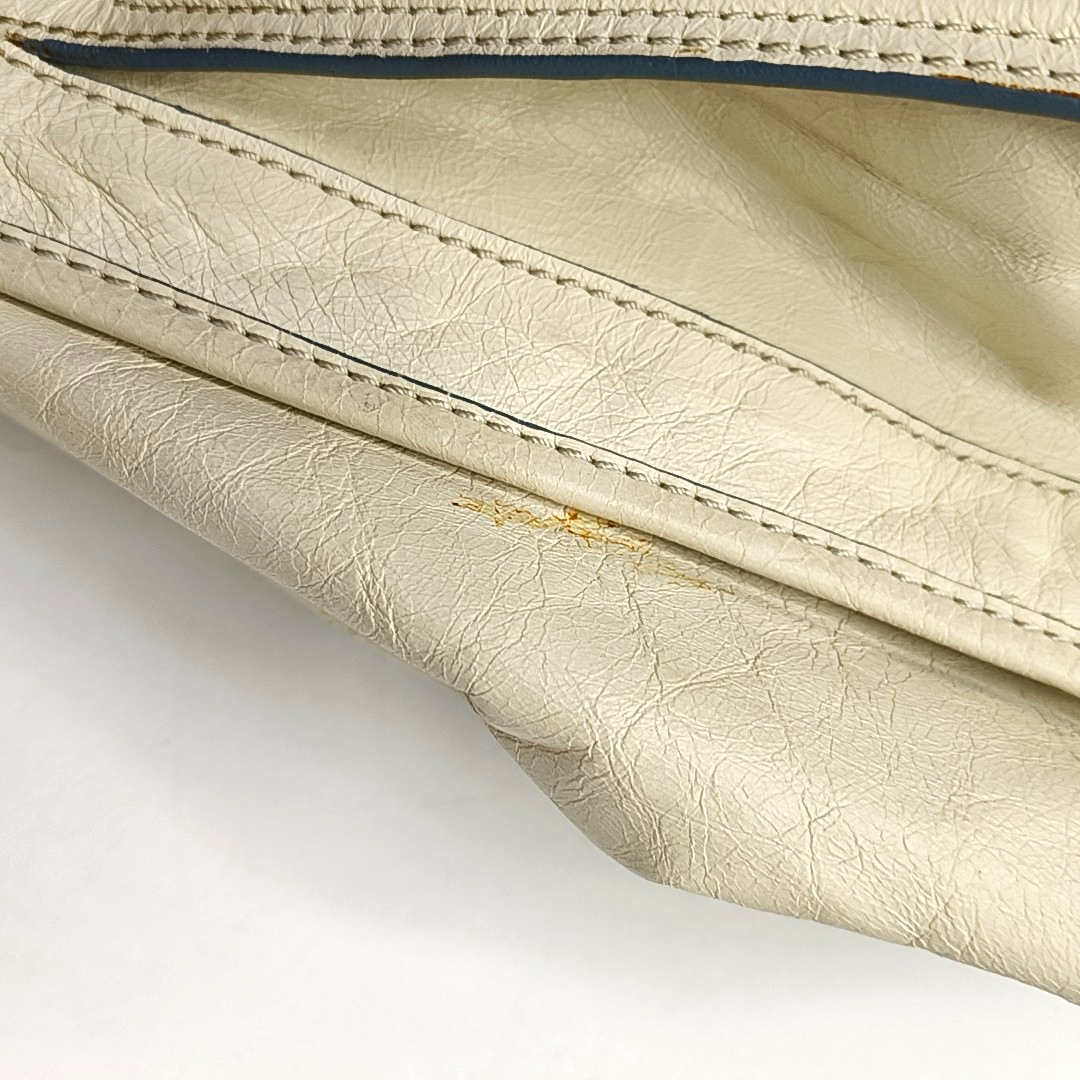 Chloé Tote bag White Leather Handbag Golden hardware-(SKU)-954394334