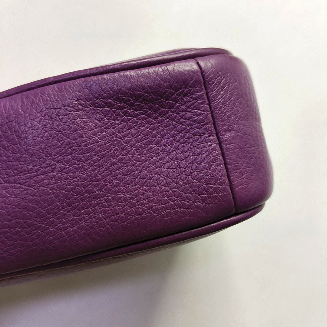 COACH NOLITA Purple Leather Carriage Shoulder Bag Tote Bag Silver Hardware-(SKU)-951333316