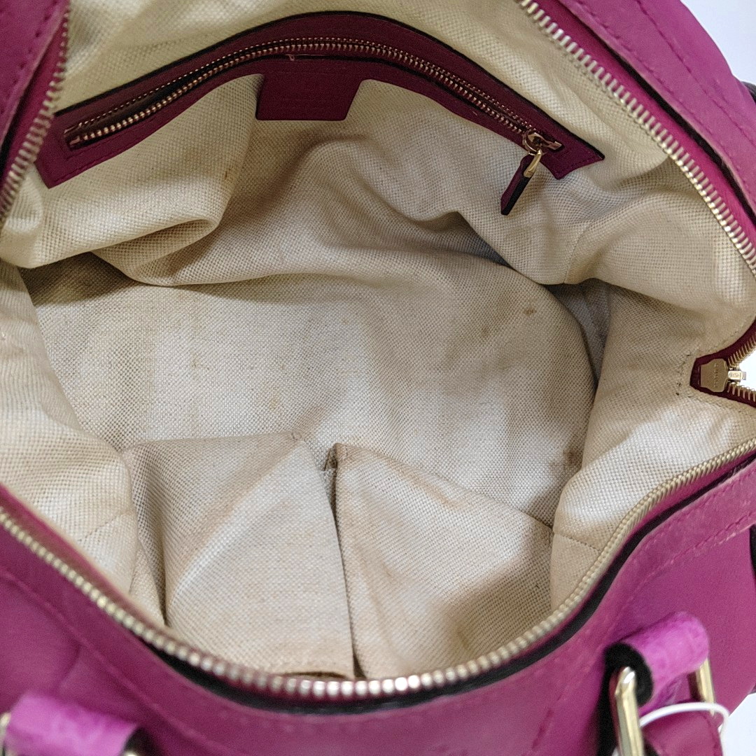GUCCI Pink Calf Leather Grained Handbag Golden hardware-(SKU)-950007932