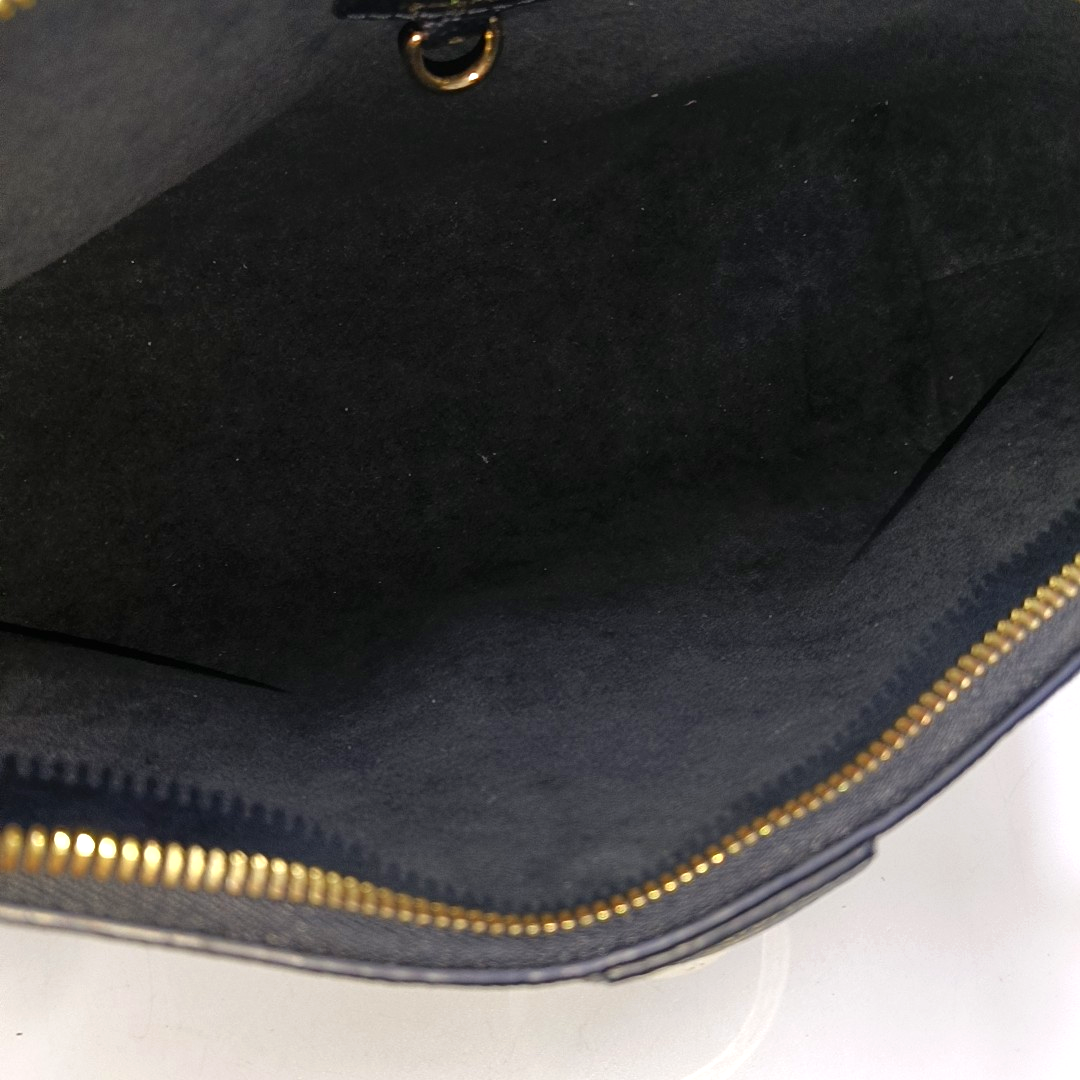 LOUIS VUITTON SAC PLAT Black Calfskin Monogram Embossed Crossbody Shoulder Bag with Golden Hardware, Pockets-(SKU)-961133790