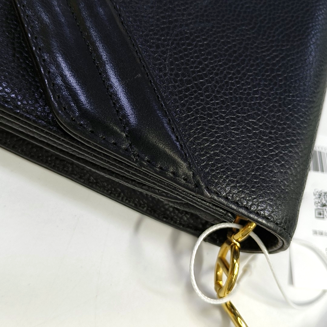 DIOR Saddle Black Leather Quilted Single Shoulder Bag Golden hardware-(SKU)-945665651