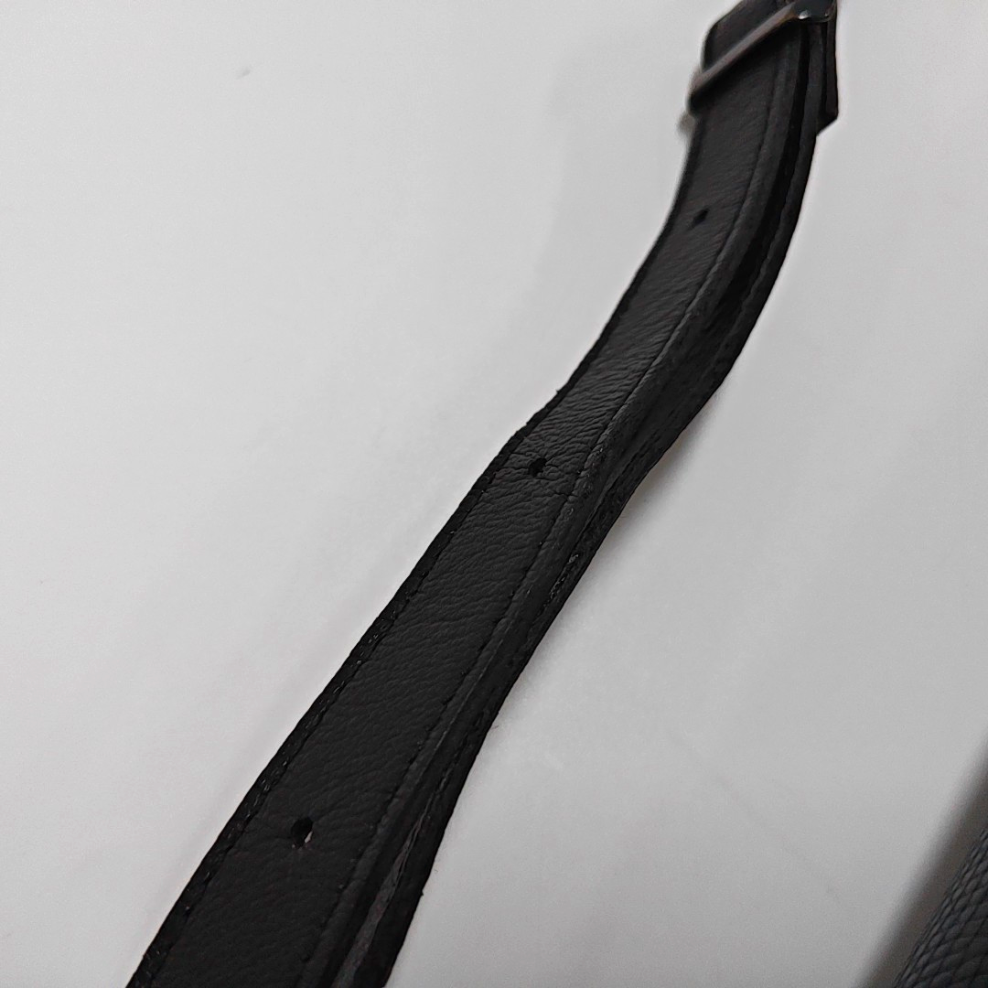 YSL Black Leather Crossbody Bag Single Shoulder Bag Golden hardware Removable shoulder strap-(SKU)-953941805