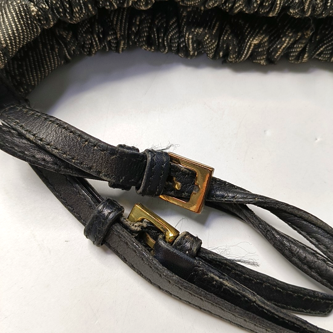GUCCI Tote bag Dark Gray Canvas Monogrammed Handbag Golden hardware-(SKU)-948514581