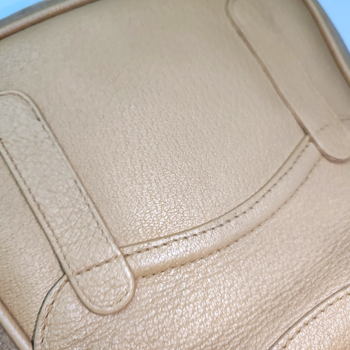 GUCCI Khaki Calf Leather Crossbody Shoulder Bag Golden hardware-(SKU)-935860527