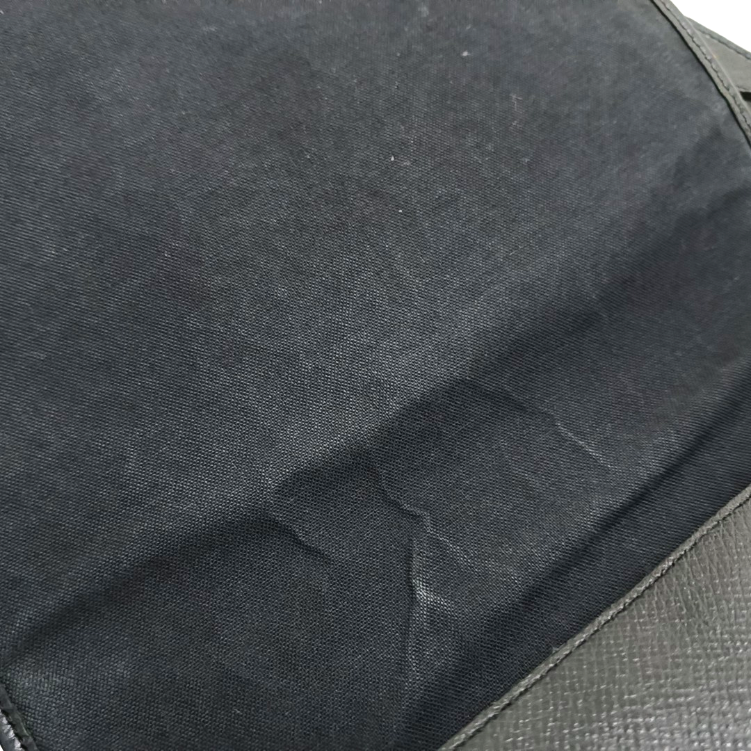 LOUIS VUITTON ANDREI Black Cowhide Single Shoulder Bag Crossbody Bag Silver Hardware-(SKU)-958721089