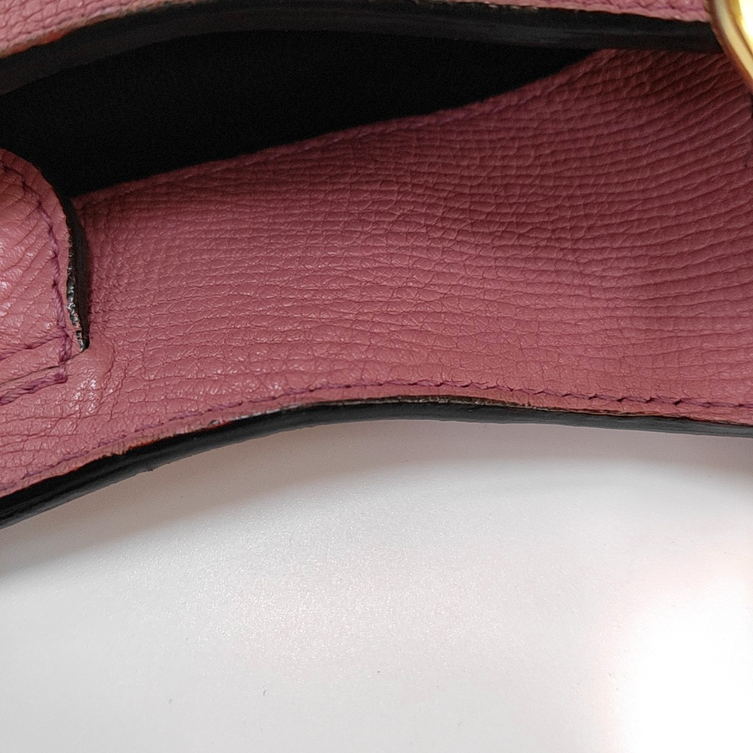 BURBERRY Canterbury mini Pink cowhide horse race pattern shoulder bag/handbag Golden hardware-(SKU)-954760637
