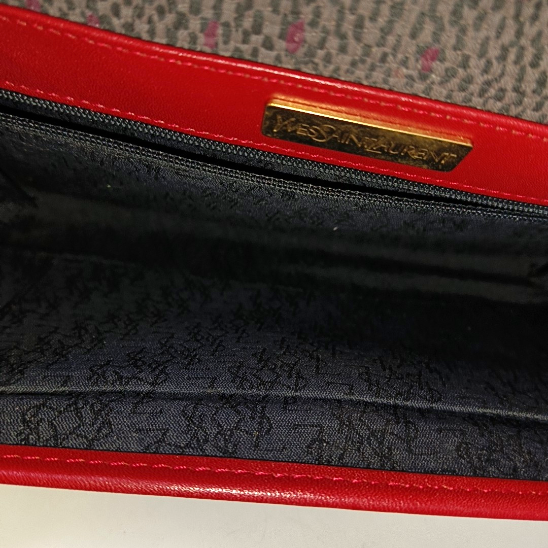 YSL Multicolor Coated Canvas Handbag Golden hardware-(SKU)-938690510
