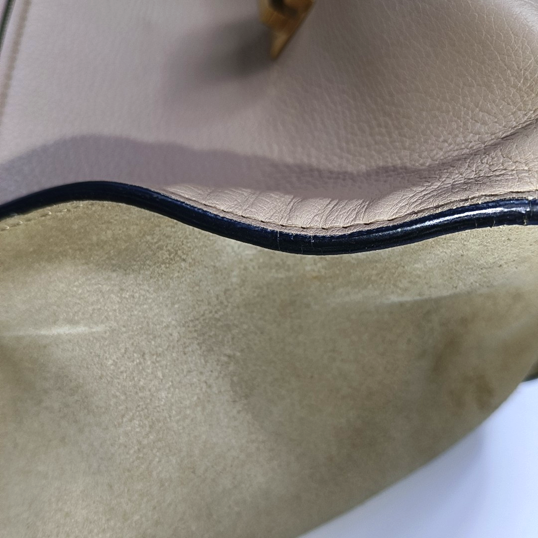 CELINE TRAPEZE Medium size Khaki Cowhide Hammock Bag, Shoulder Bag, Handbag Golden hardware Removable shoulder strap-(SKU)-952129891