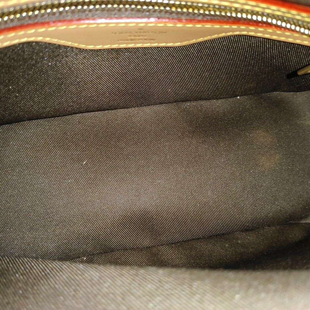 LOUIS VUITTON CITE Brown Coated Canvas Monogram Single Shoulder Bag Handbag with Gold Hardware-(SKU)-961060465