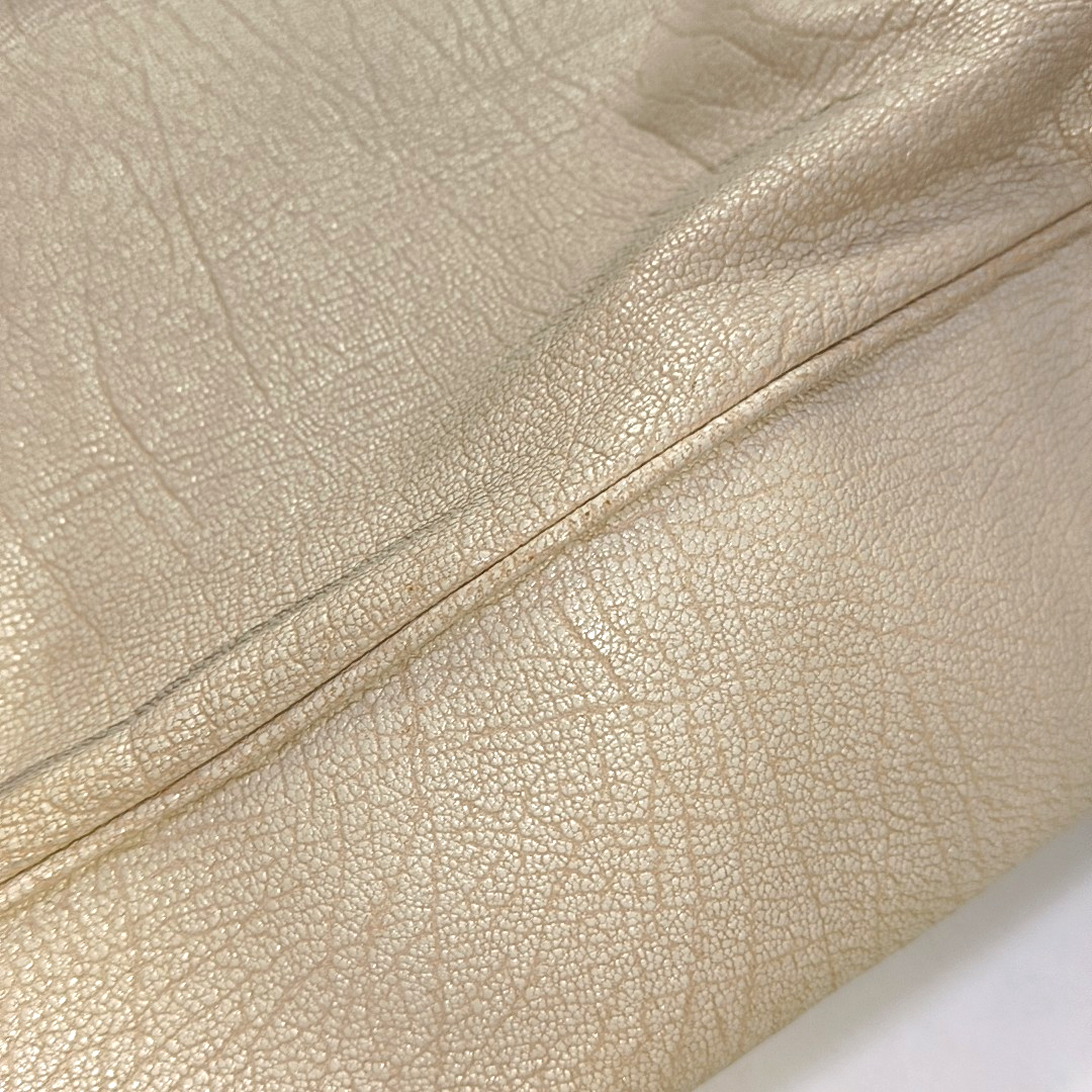 CELINE Tote bag Beige Leather Single Shoulder Bag Golden hardware-(SKU)-945409700