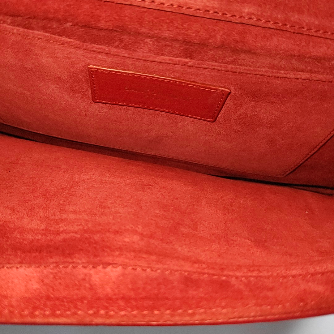 YSL CHYC Y LIGNE Red Cowhide Handbag Golden hardware-(SKU)-935154506