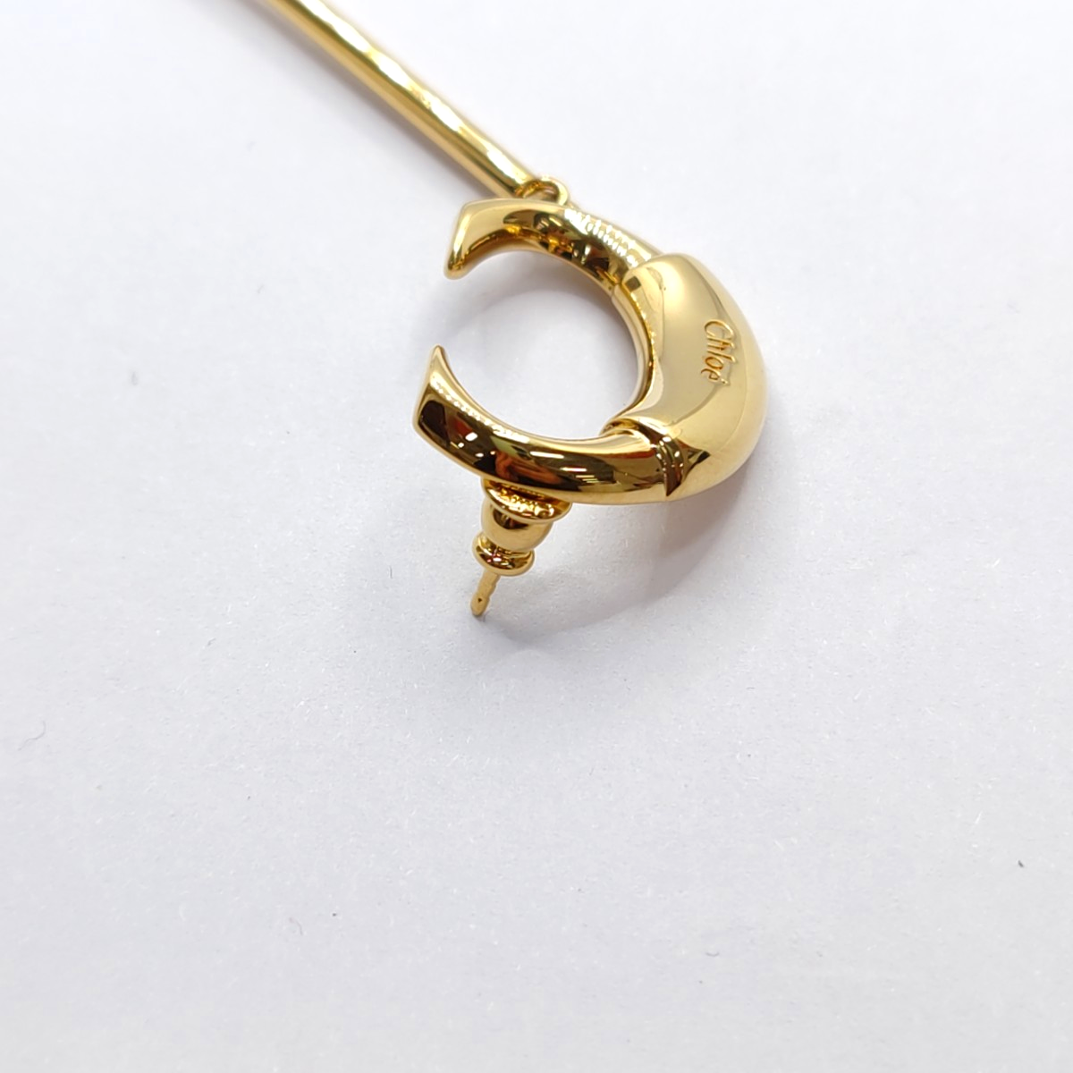 Chloé 金色合金,人造珍珠耳环-(SKU)-936978442