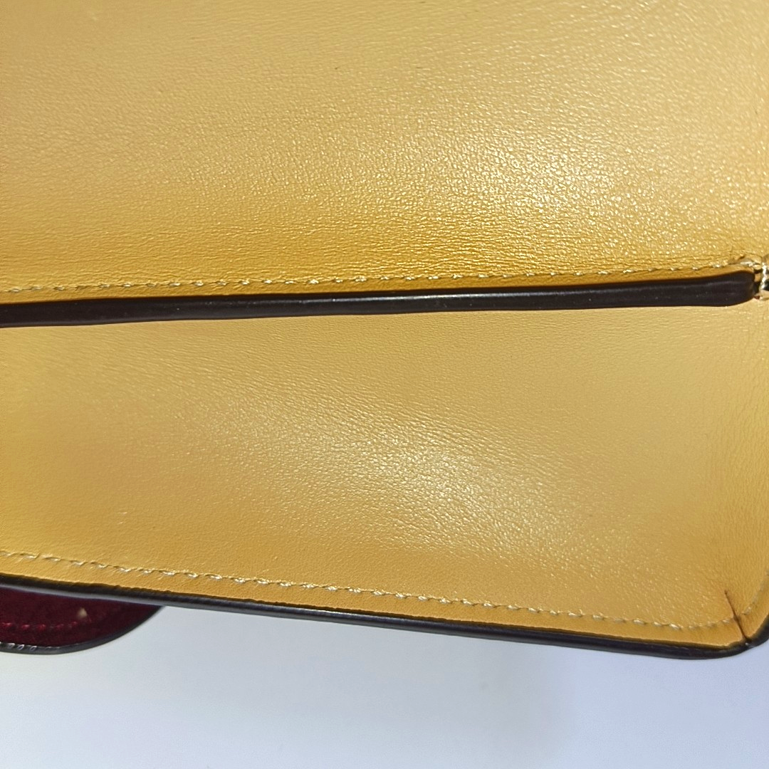 COACH PARKER 26 Multicolor Coated Canvas Monogram Camellia Crossbody Shoulder Bag Golden hardware-(SKU)-939985782