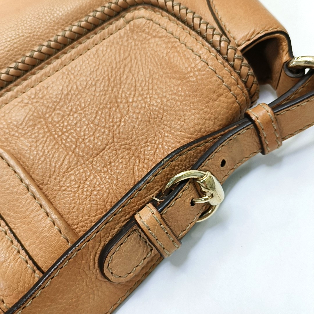 GUCCI Tote bag Khaki Calfskin Leather Fringe Single Shoulder Bag with Handbag Golden hardware-(SKU)-944545020