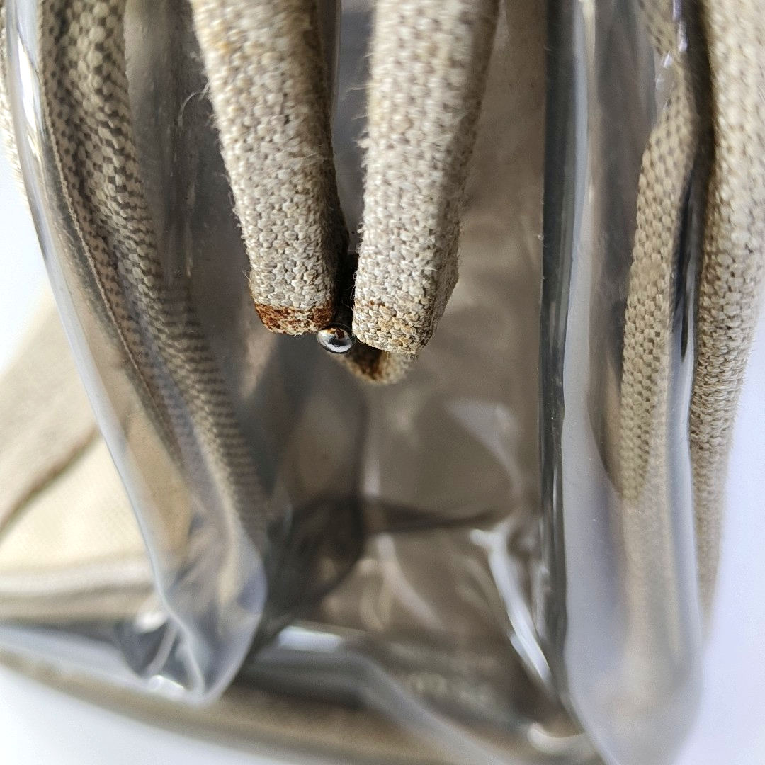 PRADA Transparent special material inlay handbag Silver Hardware Sub-bag-(SKU)-957328200