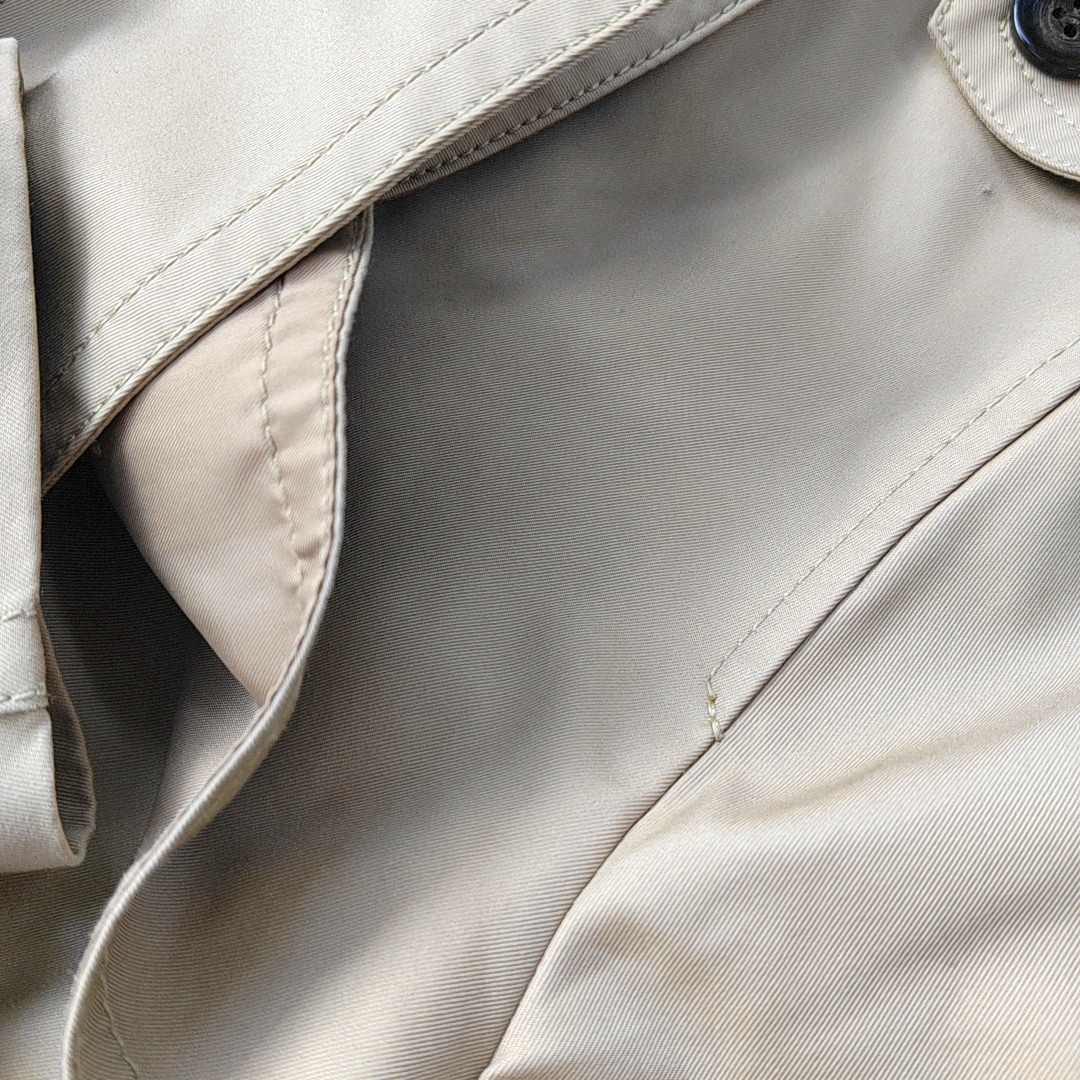COACH Lcode Autumn Winter Khaki Cotton Women's Mid-length Trench Coat-(SKU)-944892536
