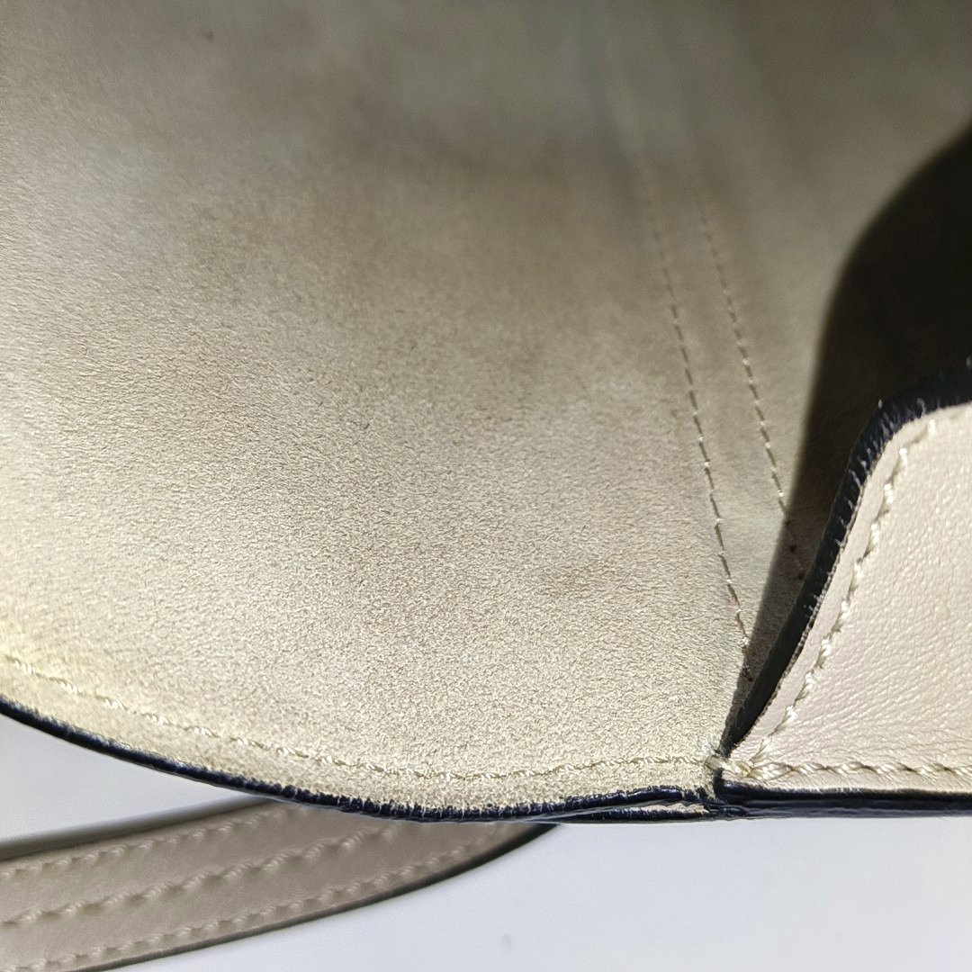 Chloé Georgia Light Gray Cowhide Crossbody Bag Golden hardware Removable shoulder strap-(SKU)-14414002