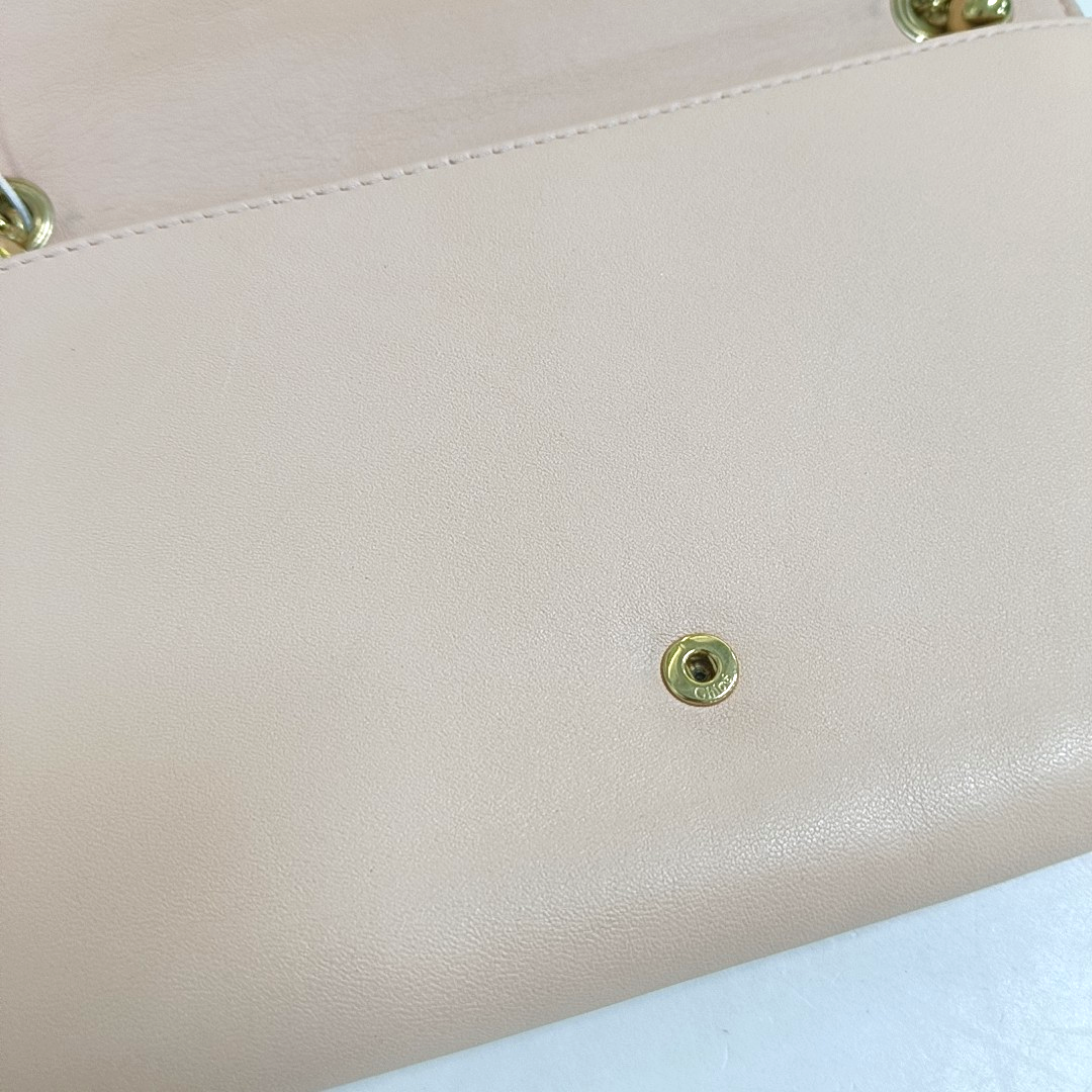 Chloé Pink Cowhide Crossbody Bag Golden hardware-(SKU)-944789609
