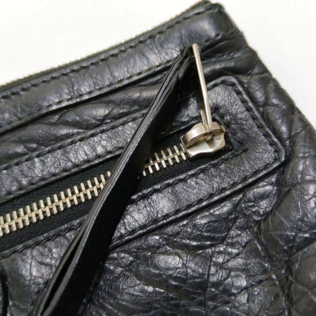 BALENCIAGA Classic City Black Sheepskin Studs Motorcycle Bag Handbag Crossbody Bag Single Shoulder Bag Silver Hardware-(SKU)-954613543