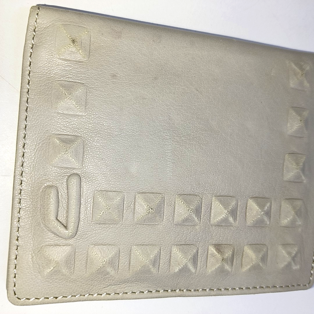 DIESEL Gray Leather Embossed Wallet-(SKU)-940934101