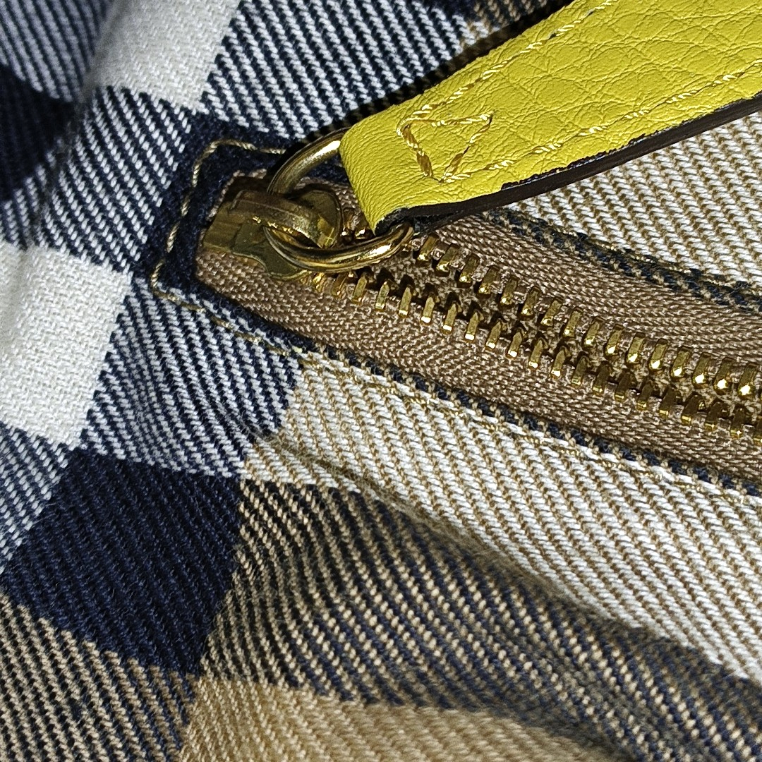 BURBERRY Northfield Yellow Leather Shoulder Bag Tote Golden hardware Removable shoulder strap-(SKU)-14373312